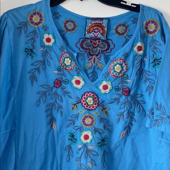Johnny Was Embroidered Tee - Picture 4 of 9